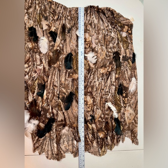 Elegant Feathered A-Line Skirt size 2x-3x - Picture 11 of 12